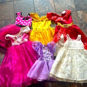 Lot of princess dresses